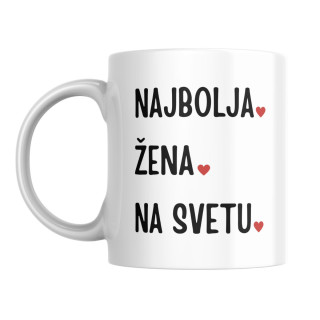 Keramička šolja Najbolja žena na svetu 