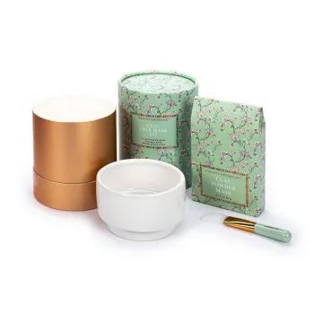 Set za nanošenje maske na lice Beautiful flower clay powder 